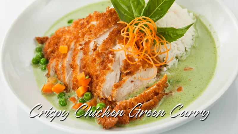 Crispy Chicken Green Curry