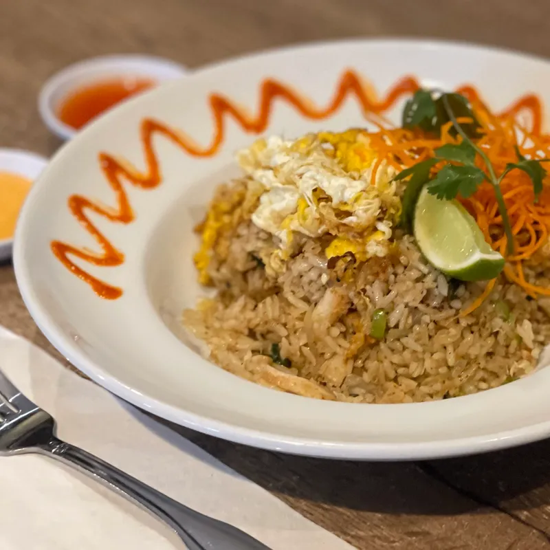 Gluten Free Fresh Crabmeat Fried Rice