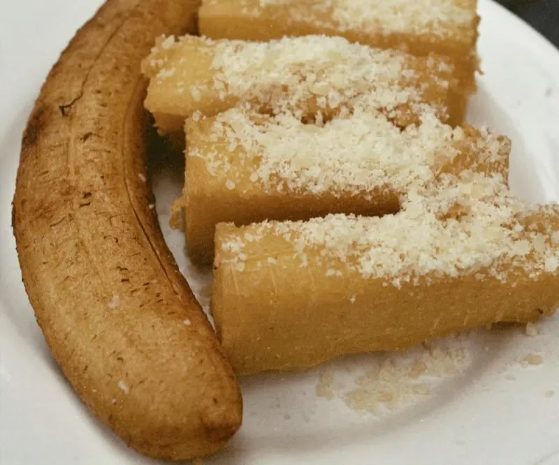 Polenta & Carmelized Bananas