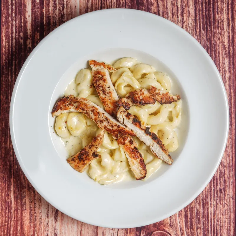 Tortellini Alfredo with Grilled Chicken