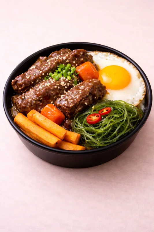 Oyster Braised Beef Rib Finger Bowl