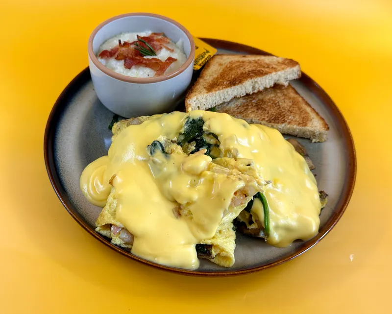 Baja Shrimp Omelette