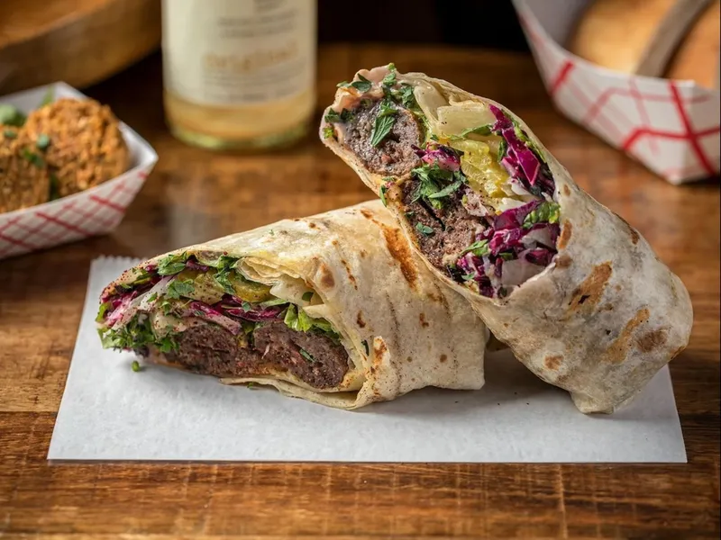 Kafta Kebab Wrap