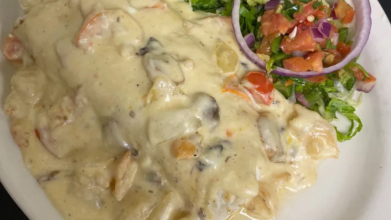 Camilas Shrimp Burrito