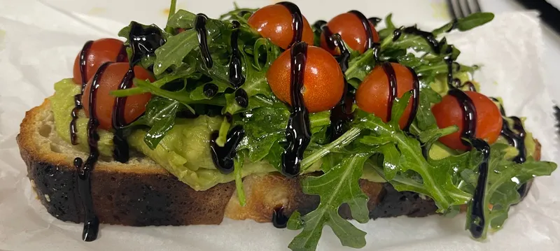 Arugula & Cherry Tomato Avocado Toast