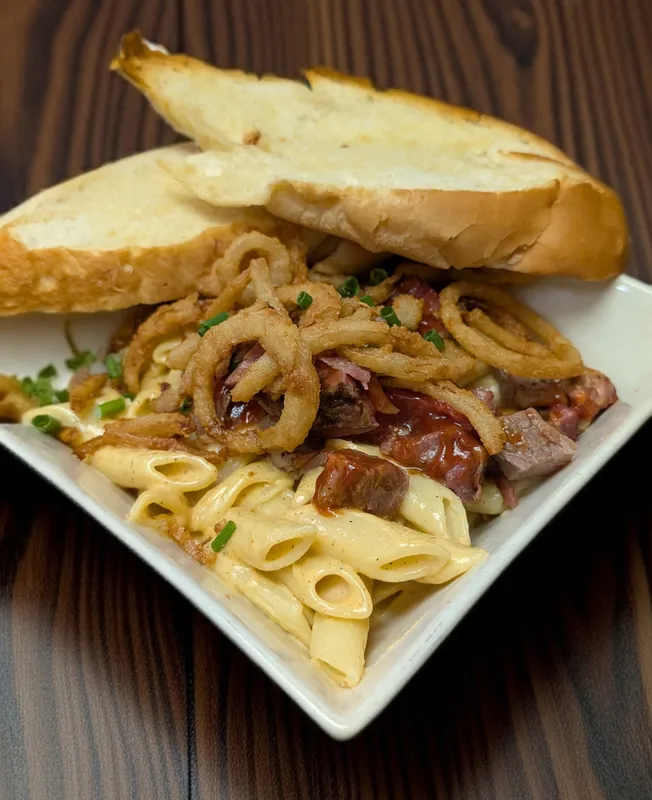 BBQ Brisket Mac N Cheese