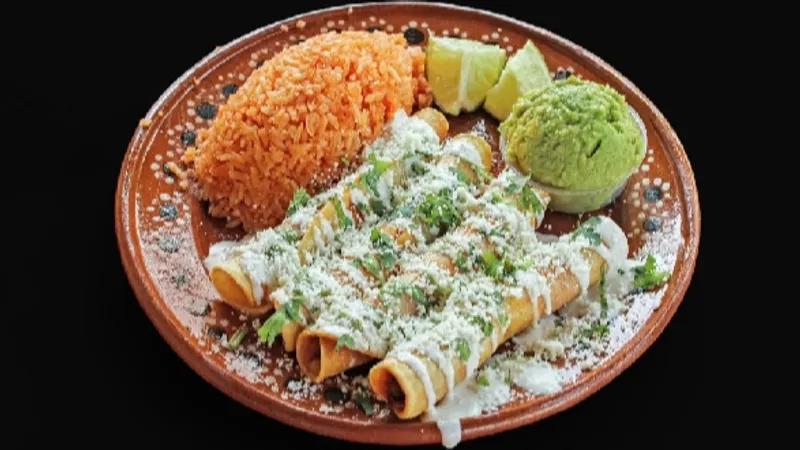 Birria Flautas Plate