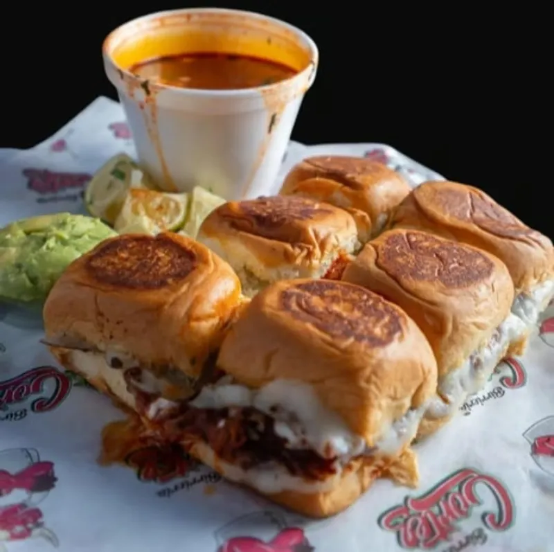 Birria Sliders Plate