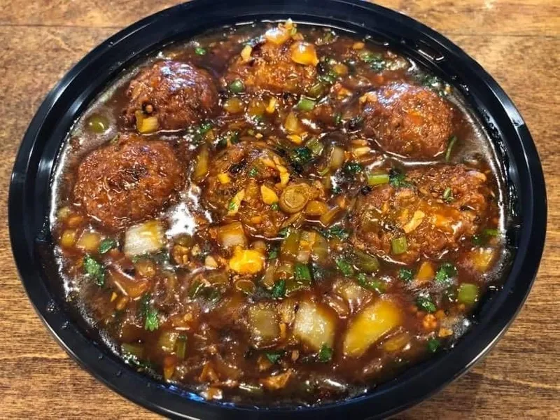 Vegetable Manchurian With Gravy