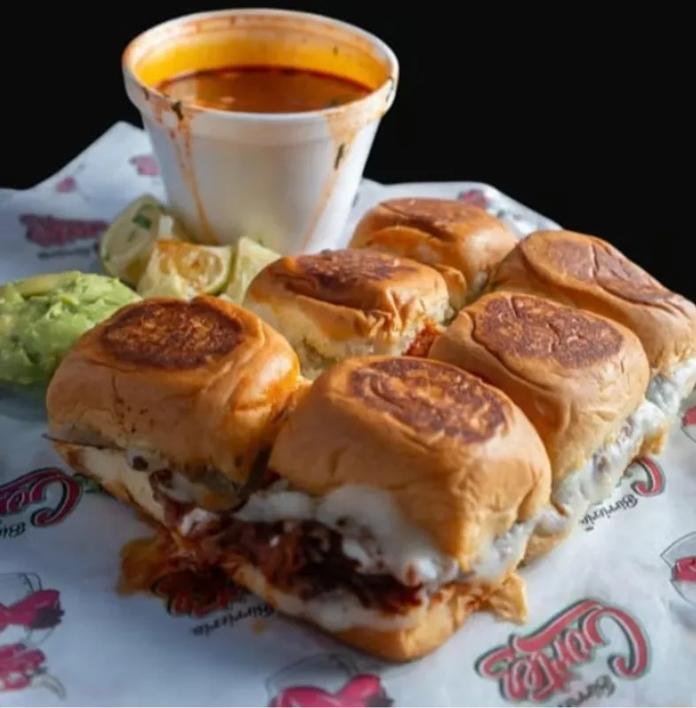 Birria Sliders Plate