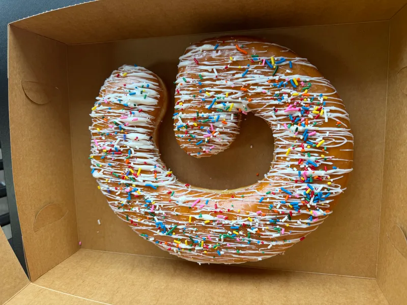 Giant Letter Donut