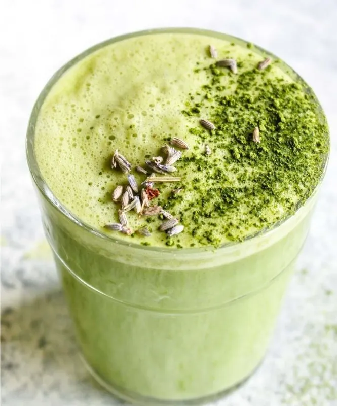 Lavender Vanilla Matcha Latte