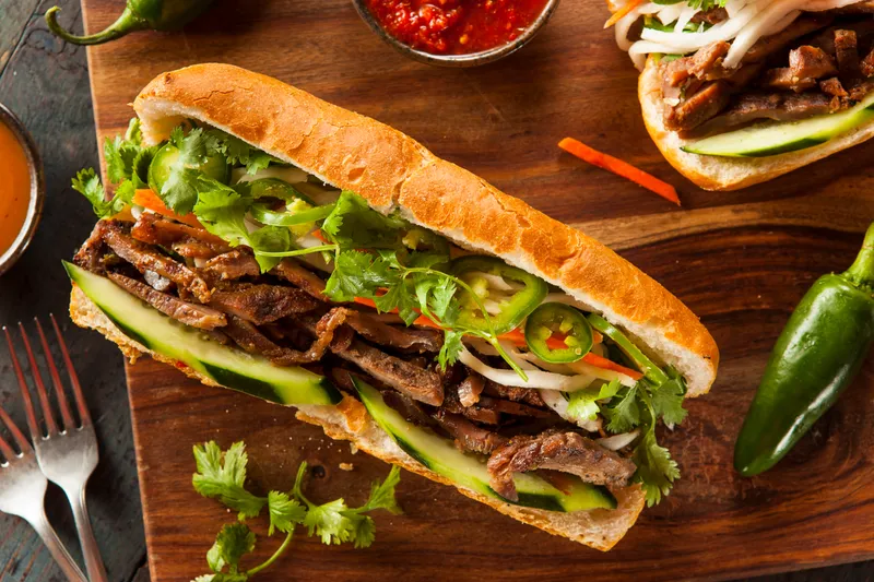 Grilled Beef Banh Mi