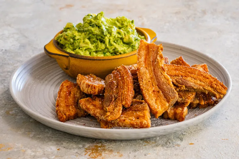Crispy Pork Belly W/ Guacamole