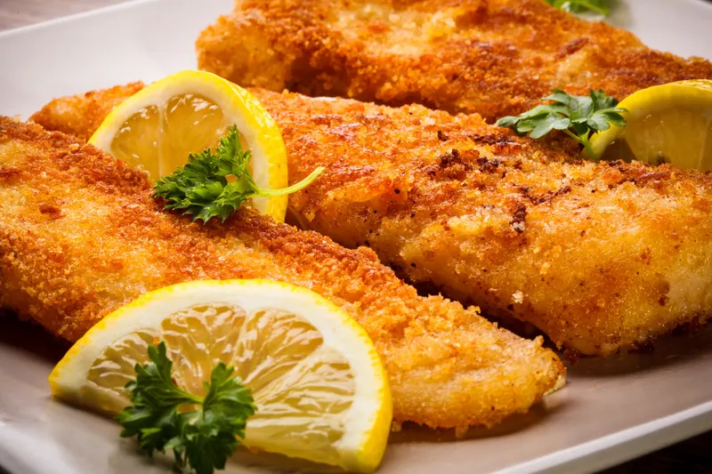 Fried Fish Fillet / Filete De Pescado Frito