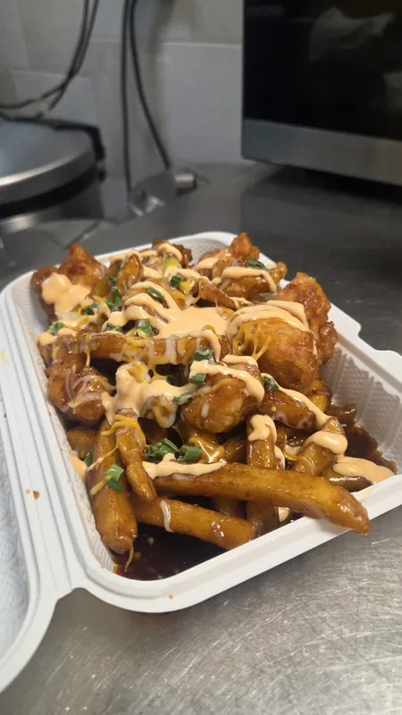 Orange Chicken Loaded Fries