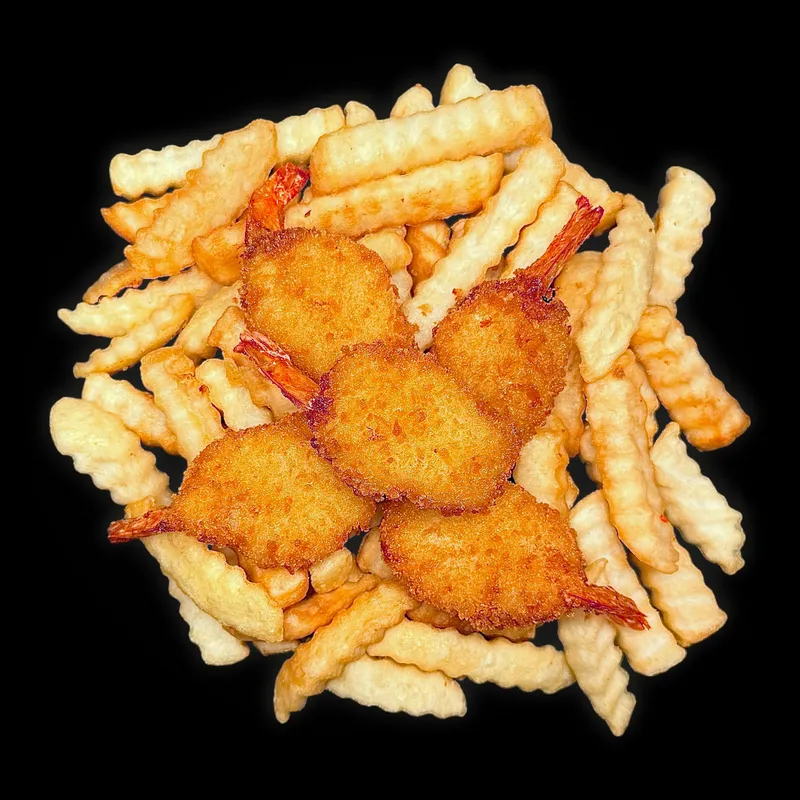 Butterfly Shrimp + Chips