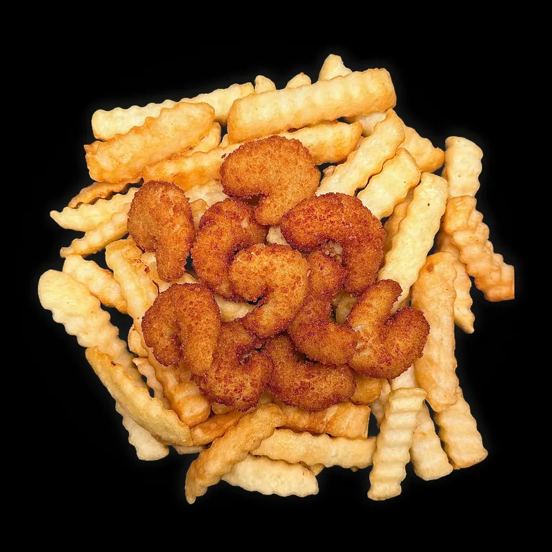 Popcorn Shrimp + Chips