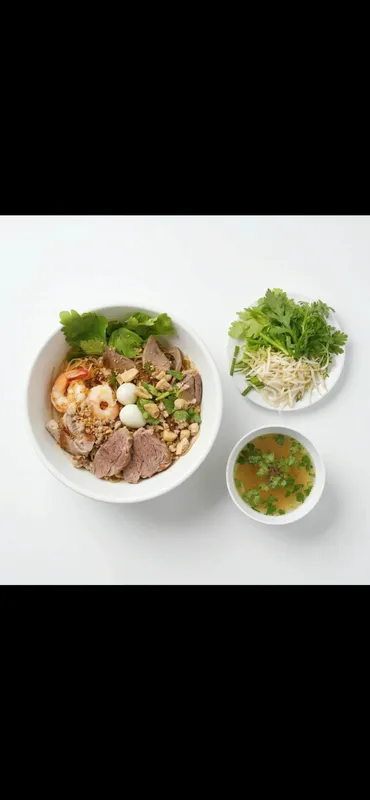 Hu Tieu Kho / Vietnamese noodle soup (Dry)
