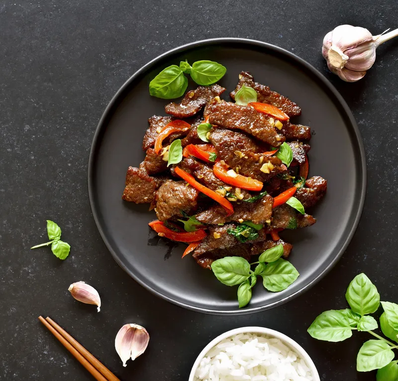 Steak With Rice