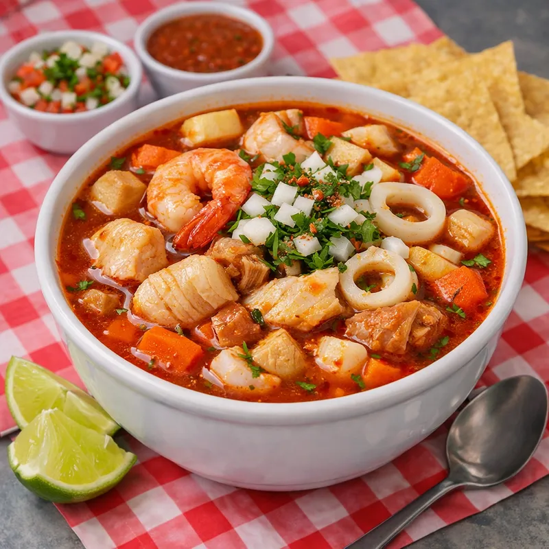 Caldo De Mariscos