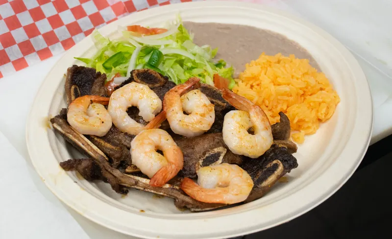 Costillas Con Camarones