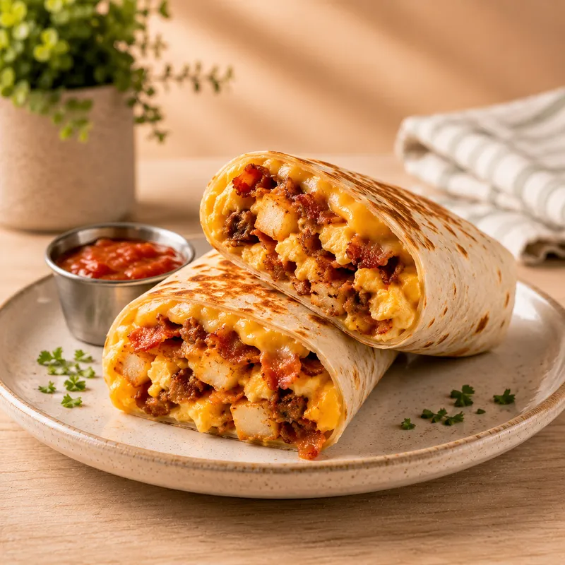 Bacon Breakfast Burrito