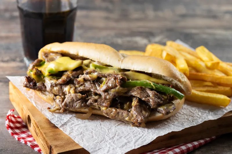 10" Cheese Steak Combo