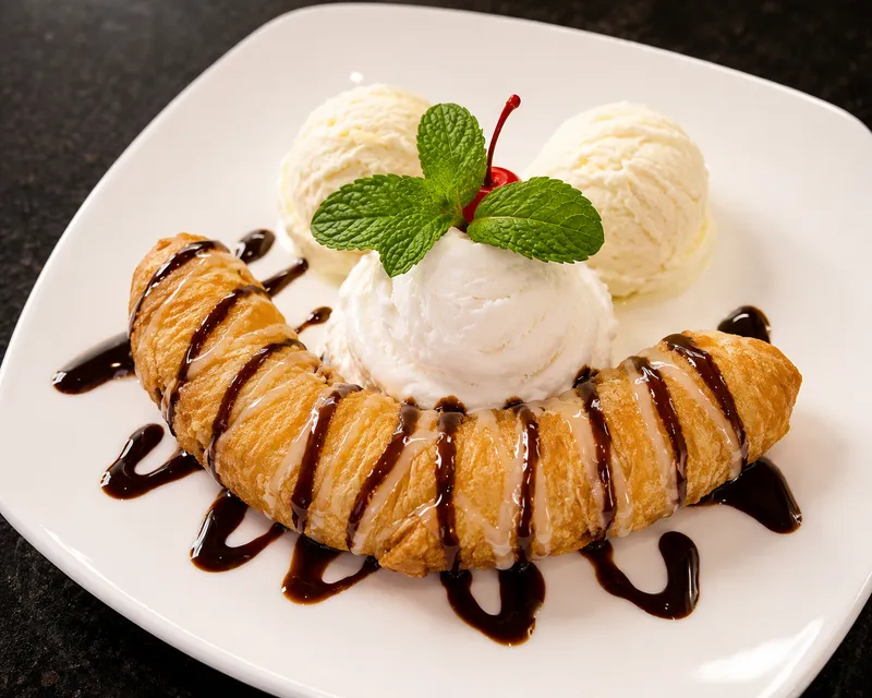 Fried Banana with Ice Cream