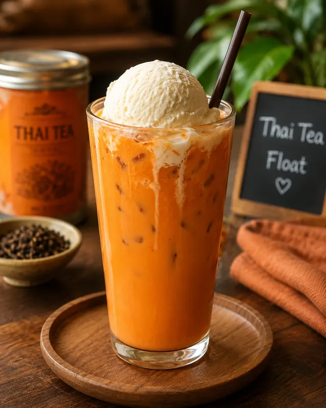 Thai Tea Float