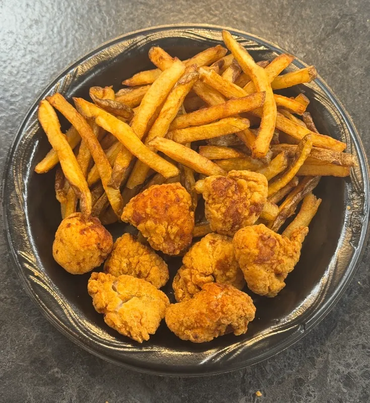Popcorn Chicken w/ French Fries