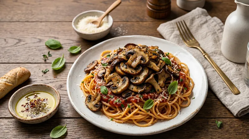 Pasta With Mushrooms