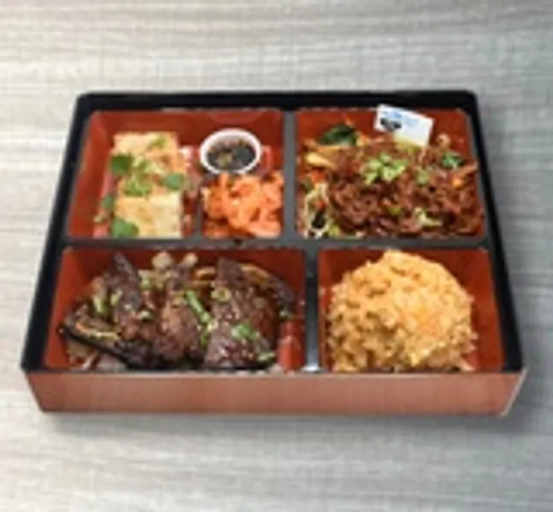 (B2) BBQ Short Rib & Spicy Korean Beef