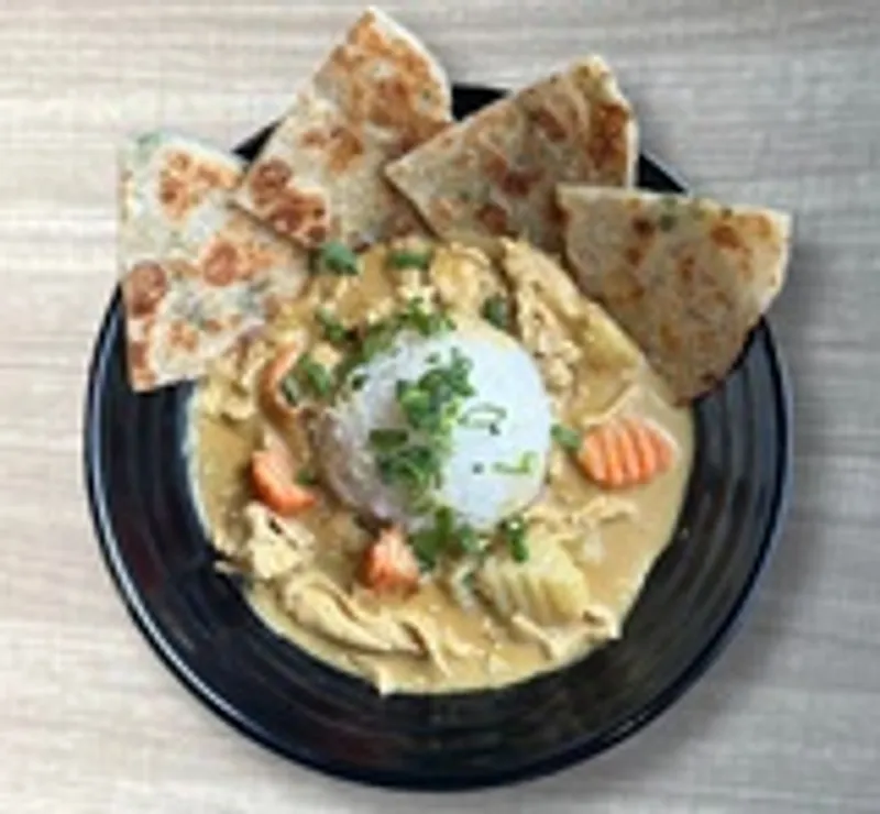 Japanese Coconut Curry Paratha Bowl