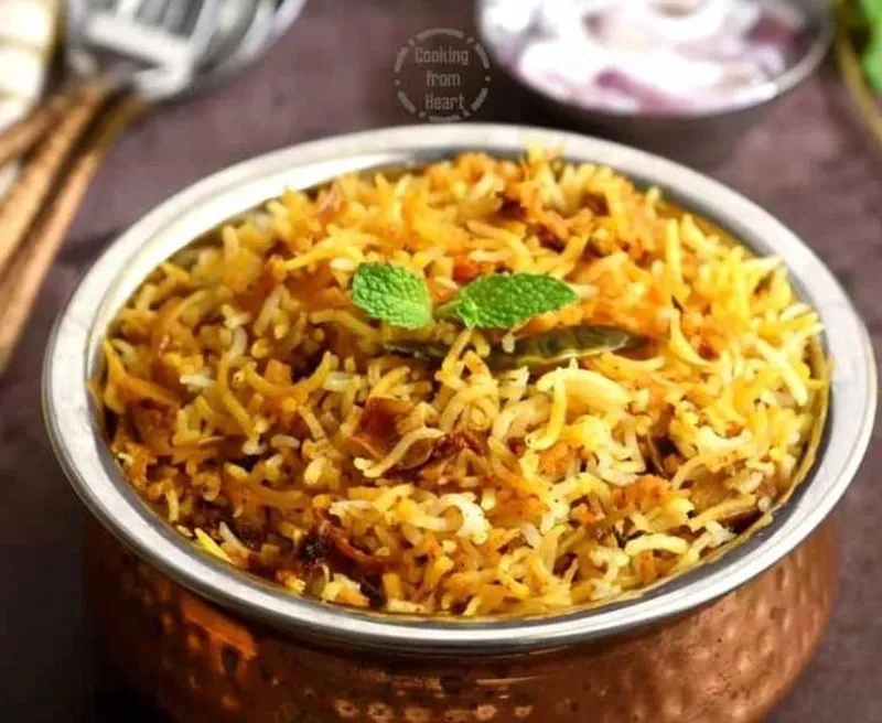 Mutton Ghee Roast Biryani
