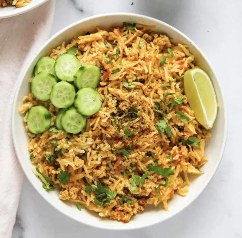 Veg Kheema Pulao