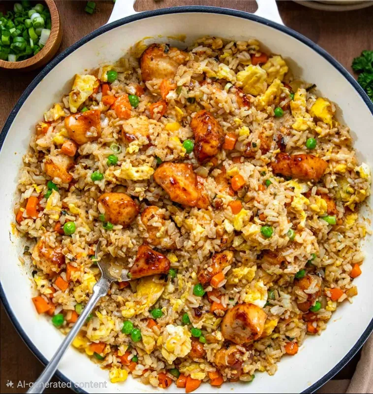 Crispy Chicken Fried Rice
