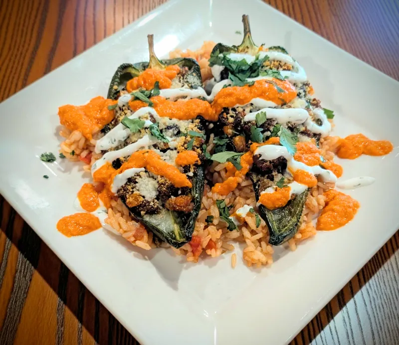 Stuffed Poblano Peppers