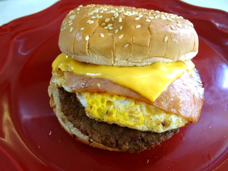 6 - Breakfast Hamburger