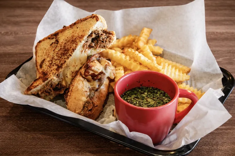 Birria Grilled Cheese & Fries