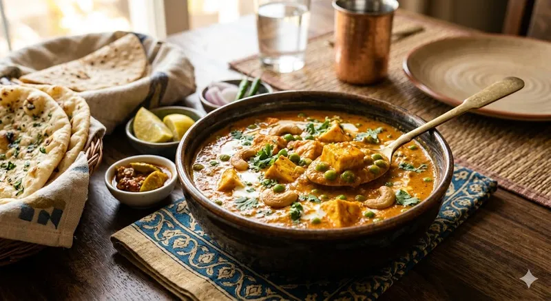 Kaju Mutter Paneer