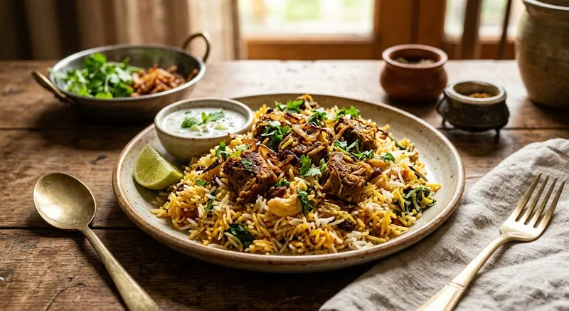 Vegan Lamb Biryani