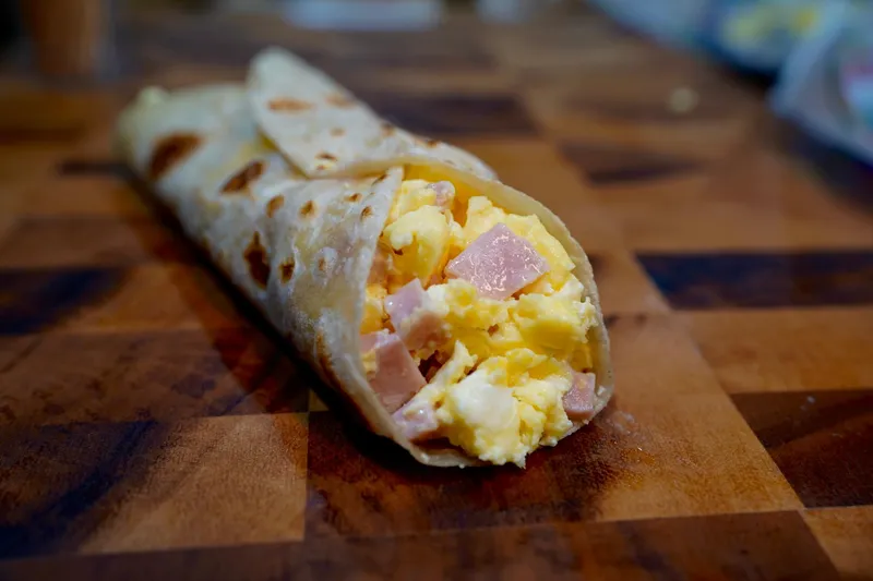 Ham & Egg Taco