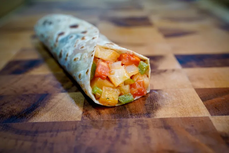 Papa A La Mexicana Taco