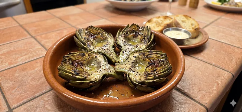 Grilled Baby Artichoke
