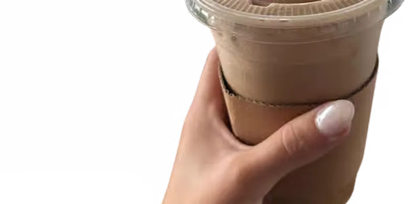 Iced Coconut Caramel Latte