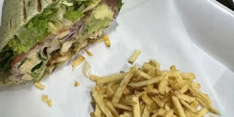 Greek Wrap With Chicken And Avocado