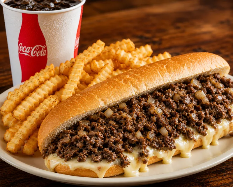 7" Cheese Steak Combo