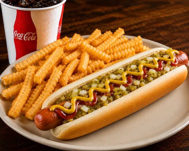 Foot Long Hot Dog Combo