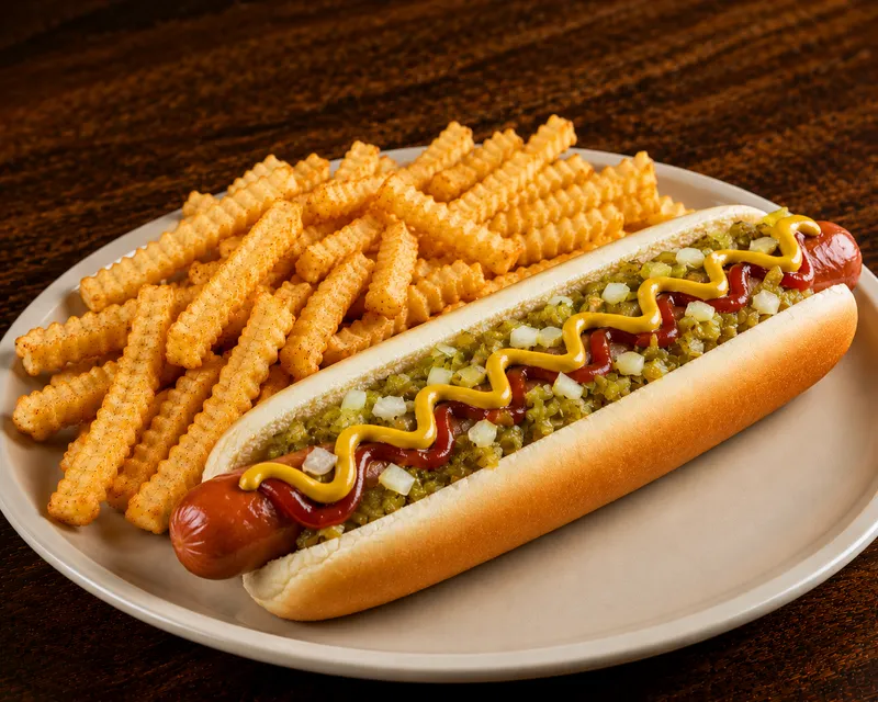 Foot Long Hot Dog with Fries